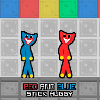 Red and Blue Stick Huggy